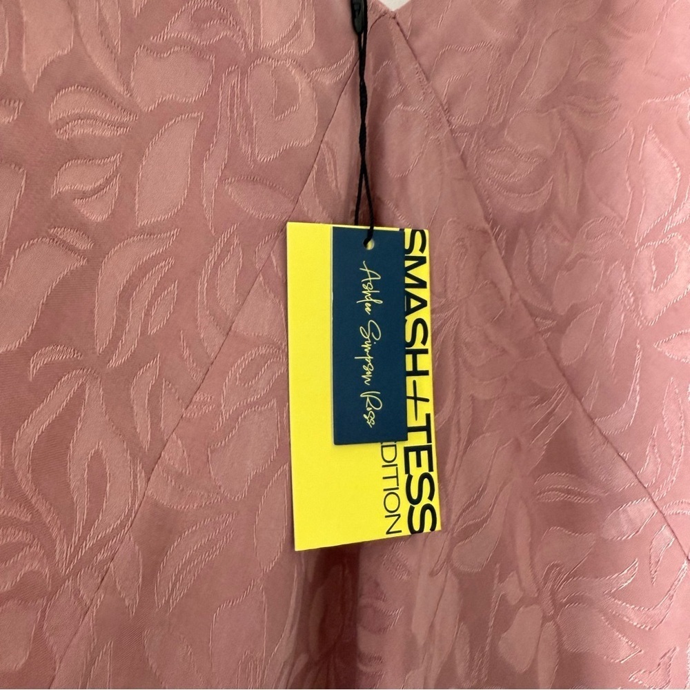 Smash + Tess x Ashlee Simpson Rose Pink Disco Slip Dress - size Medium (M) NWT - Picture 5 of 7